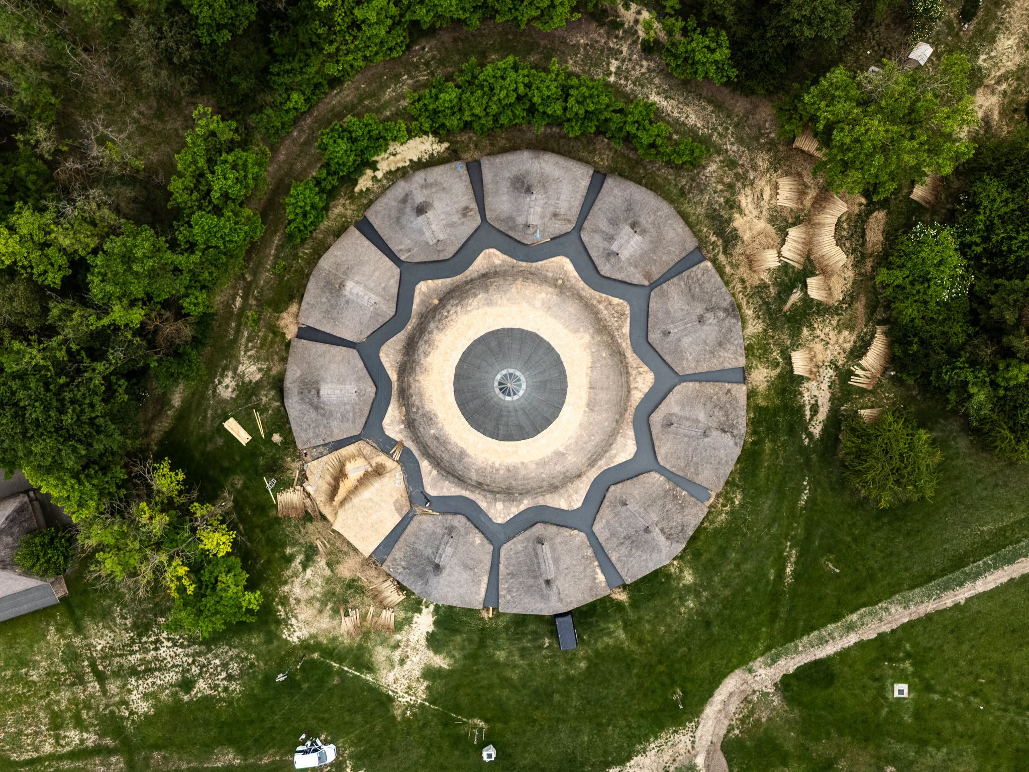 Légifotó a Dome-ról